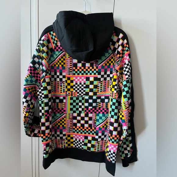 UGG MENS Colorful Checkered Hoodie US LARGE - Picture 2 of 5